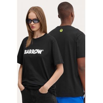 Barrow tricou din bumbac culoarea negru, cu imprimeu, F4BWUATH144