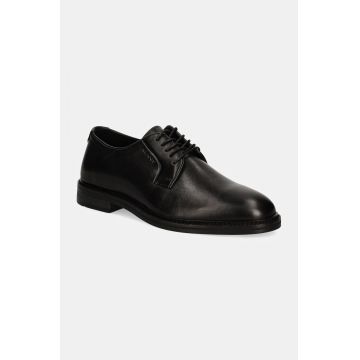 Gant pantofi de piele Bidford barbati, culoarea negru, 29631728 G00