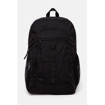 Hollister Co. rucsac barbati, culoarea negru, mare, neted, KI312-4019