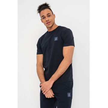 Tricou regular fit cu logo discret