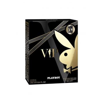 Deodorant spray 150 ml  Vip+Gel dus Playboy Vip 250 ml