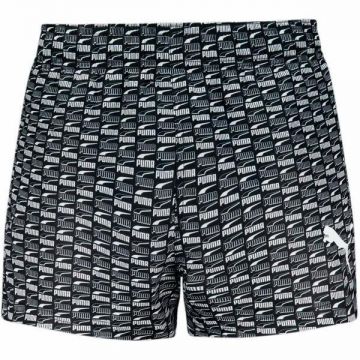 Pantaloni scurti barbati Puma Swim Men Logo Print Short 93835301, L, Negru