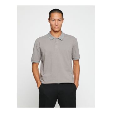 Tricou polo slim fit de bumbac