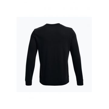 Bluza sport barbati - UA RIVAL TERRY LC CREW - Bumbac/Poliester - Negru