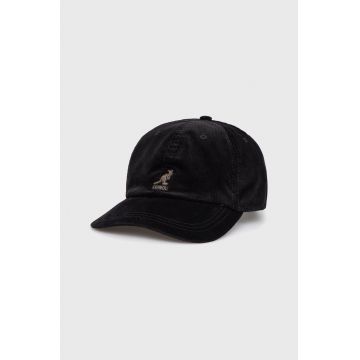 Kangol Căciulă culoarea negru, material neted