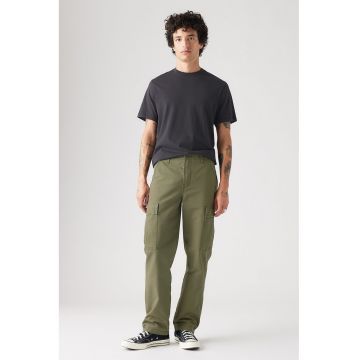 Pantaloni relaxed fit cargo drepti