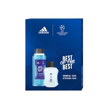 Set Cadou Barbati Uefa Best Of The Best: After Shave 100 ml + Gel De Dus 250 ml