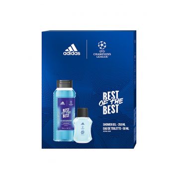 Set Cadou Barbati Uefa Best Of The Best: Apa De Toaleta 50 ml + Gel De Dus 250 ml