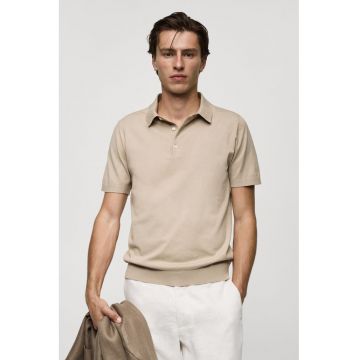 Tricou polo slim fit tricotat fin Arraona