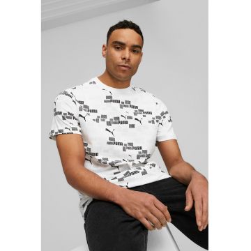 Tricou regular fit cu model logo