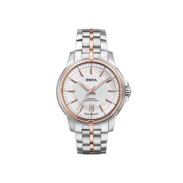 Ceas barbatesc D152RSV Automatic Argintiu - Rose gold