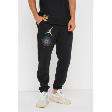 Pantaloni de trening relaxed fit cu buzunare oblice Jordan