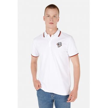 Tricou polo cu accente contrastante