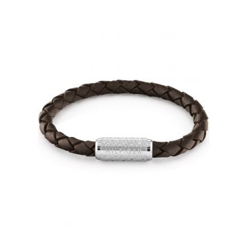 Bratara Men’s Collection braided leather 2790478 - Argintiu - Maro