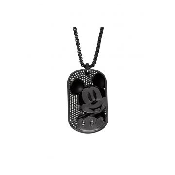 Lant x Disney Mickey Mouse Dog Tag JF04622001 - Negru