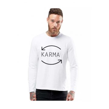 Bluza barbati alba - Karma