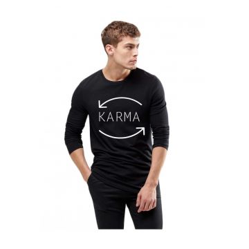 Bluza barbati neagra - Karma