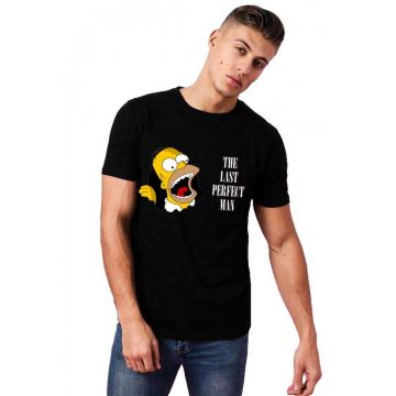 Tricou barbati negru - Simpson