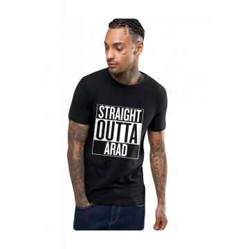 Tricou negru barbati - Straight Outta Arad