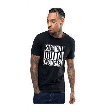 Tricou negru barbati - Straight Outta Crangasi