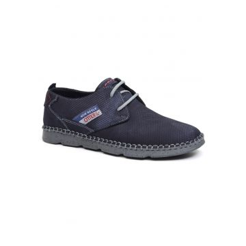 Pantofi barbati OT2818 42 2 bleumarin nubuk -