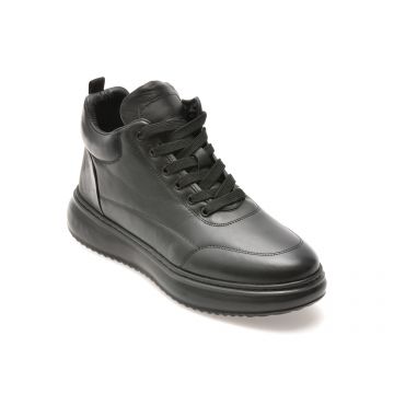 Ghete casual GRYXX negre, 205801, din piele naturala