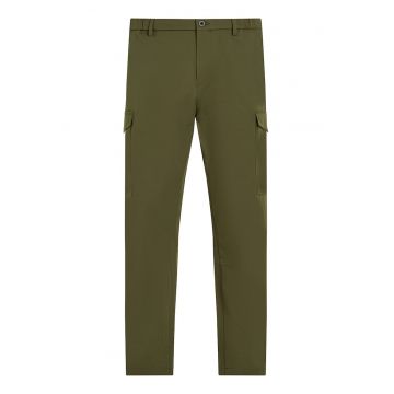 Pantaloni chino cargo cu croiala conica