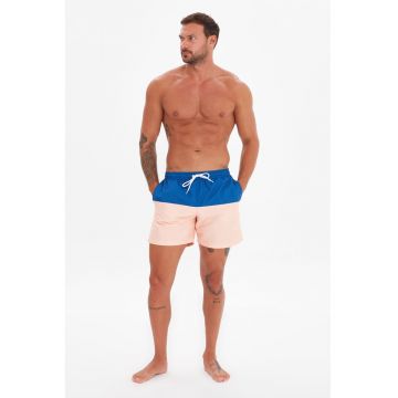 Pantaloni scurti de baie cu model colorblock