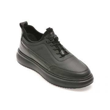 Pantofi casual GRYXX negri, 205806, din piele naturala