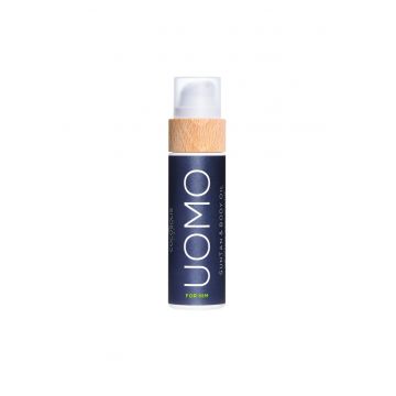 Ulei organic pentru bronzare rapida pentru barbati UOMO Ulei pentru bronzare si corp - 110 ml