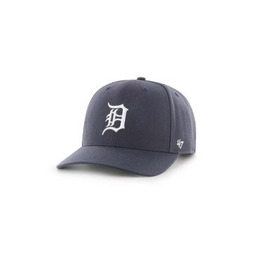 47 brand sapca MLB Detroit Tigers culoarea albastru marin, cu imprimeu, B-CLZOE09WBP-NY