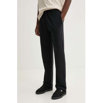 Hollister Co. pantaloni de trening culoarea negru, neted, KI334-4080