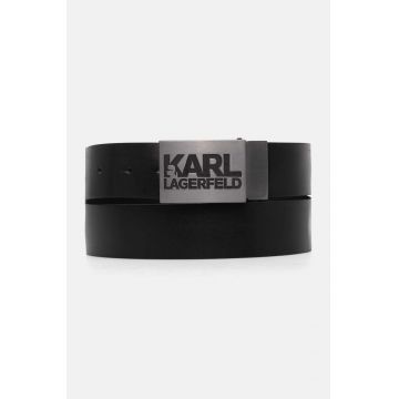 Karl Lagerfeld curea barbati, culoarea negru, 544437.815300