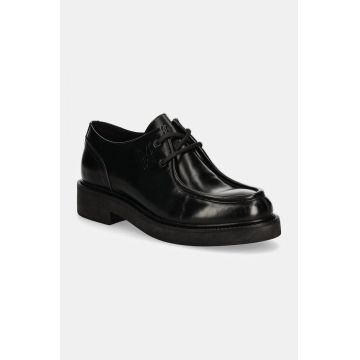 Marc O'Polo pantofi de piele barbati, culoarea negru, 40818513401134 OO2M3029