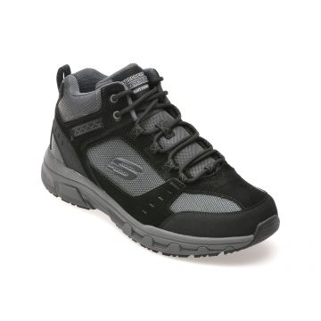 Ghete casual SKECHERS negre, 51895, din material textil