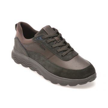 Pantofi casual GEOX maro, U16BYE, din piele naturala