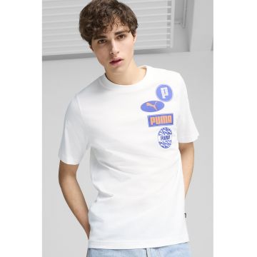 Tricou de bumbac cu logo