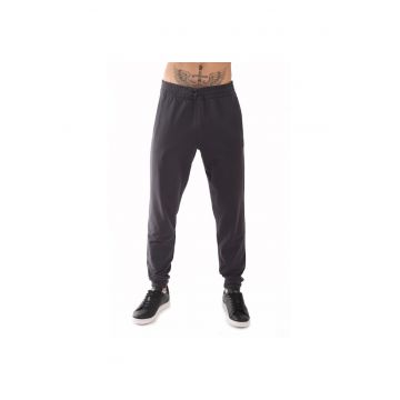 EA7 - Pantaloni sport de bumbac cu talie elastica