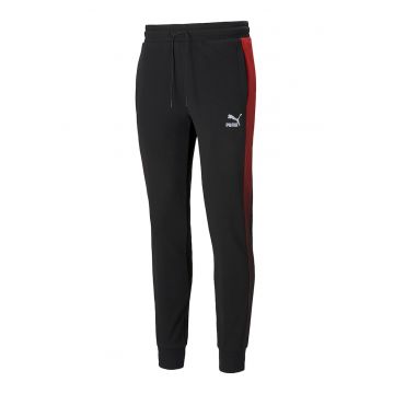 Pantaloni sport conici cu benzi contrastante Between The Lines