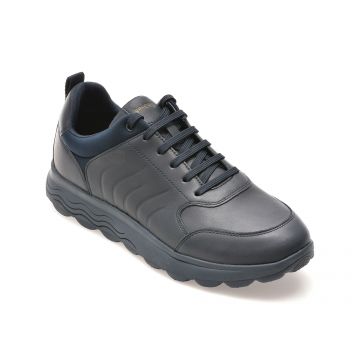 Pantofi casual GEOX bleumarin, U46BYB, din piele naturala