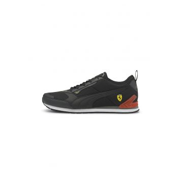 Pantofi sport cu insertii de plasa Ferrari Track Racer