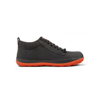 Pantofi casual din piele nabuc Peu Pista GM 1213