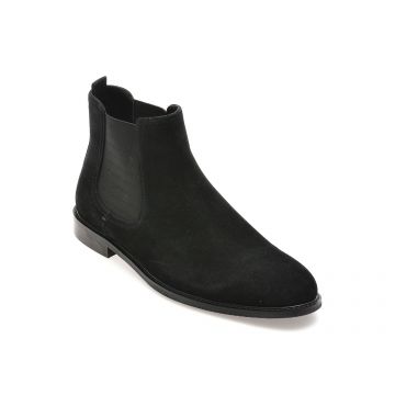 Ghete elegante ALDO negre, 13814353, din piele intoarsa