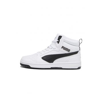 Pantofi sport mid-high unisex din piele ecologica Rebound