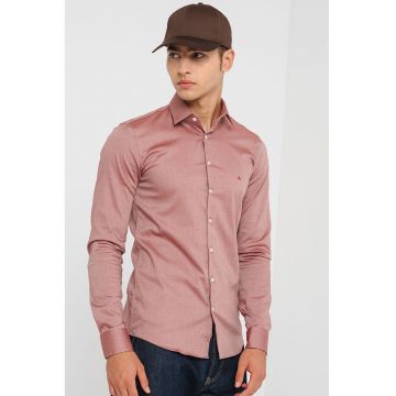 Camasa slim fit texturata