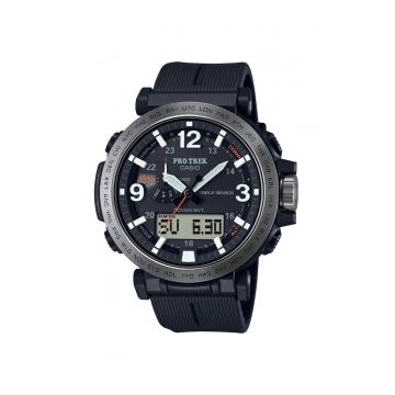 Ceas Barbati - Pro Trek Tough Solar PRW-6611Y-1ER - Mecanism Quartz - Negru - 47mm