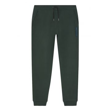 Pantaloni jogger din bumbac organic cu snur