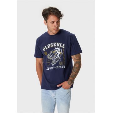 Tricou cu imprimeu logo si grafic 173157