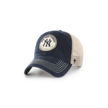 47 brand sapca MLB New York Yankees culoarea negru, cu imprimeu, B-PITSC17BXP-VB