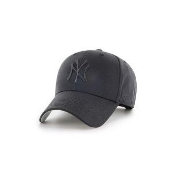 47 brand sapca MLB New York Yankees culoarea negru, cu imprimeu, B-RAC17CTP-BKA